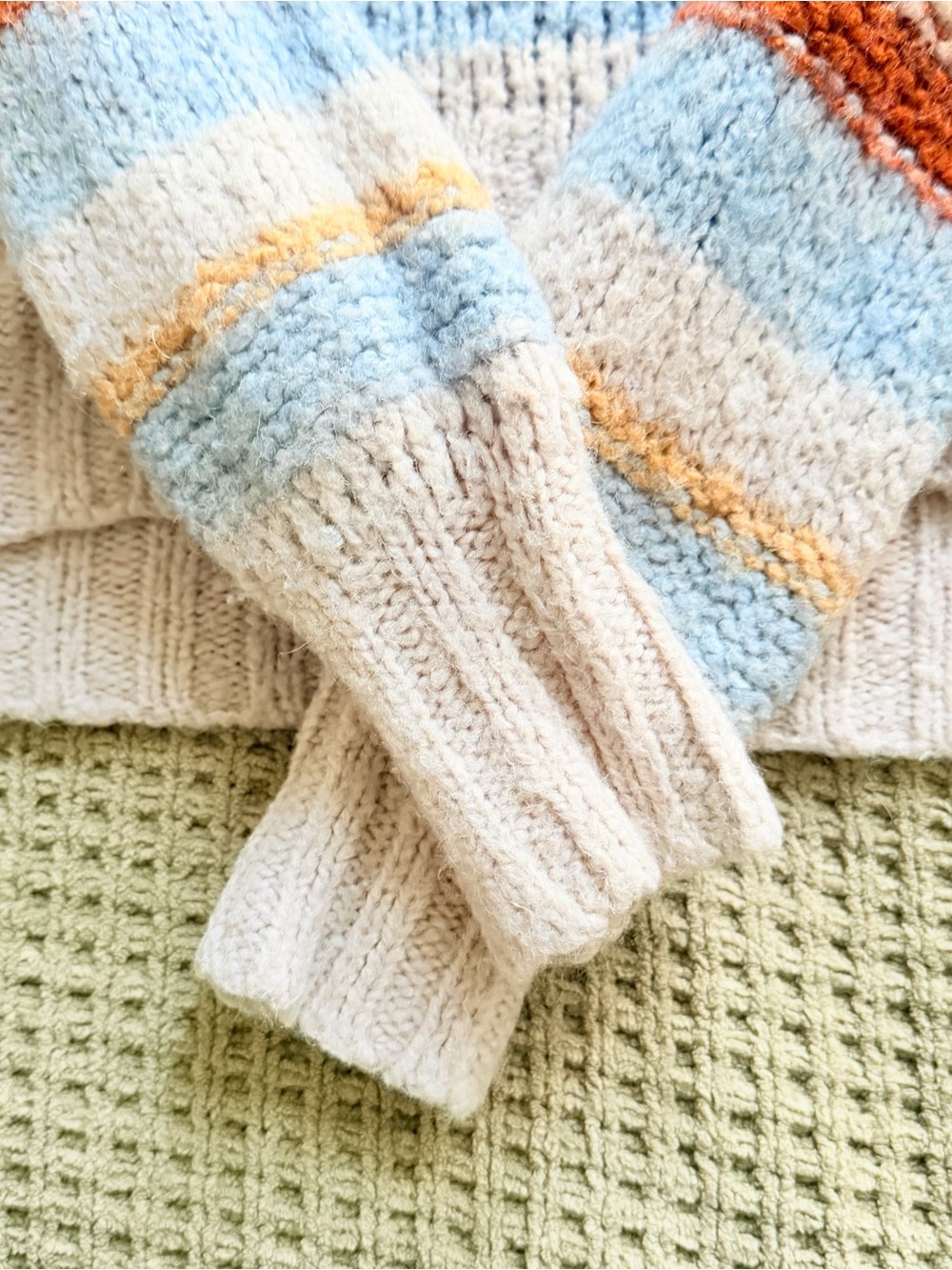 American Eagle Striped Crewneck Sweater - Picture 6 of 7